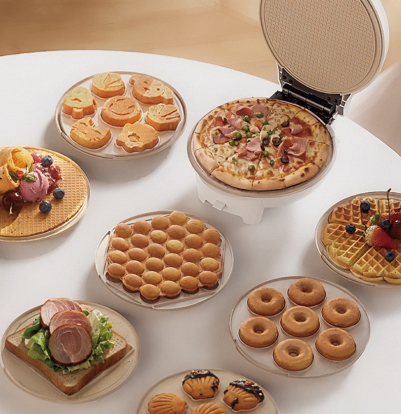 Mini Waffle Maker Machine - Pembuat Sandwich Mini 750W Pembuat Pancake
