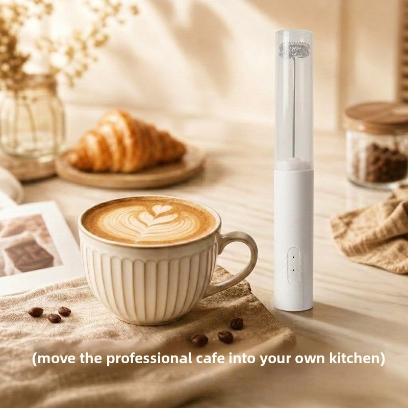 Electric Milk Frother Handheld - Pengaduk Susu Elektrik Genggam untuk Latte,