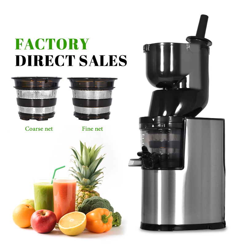 Electric Slow Juicer Cold Press - MOSEENER Juicer Elektrik Portabel Komersial, Ekstraktor