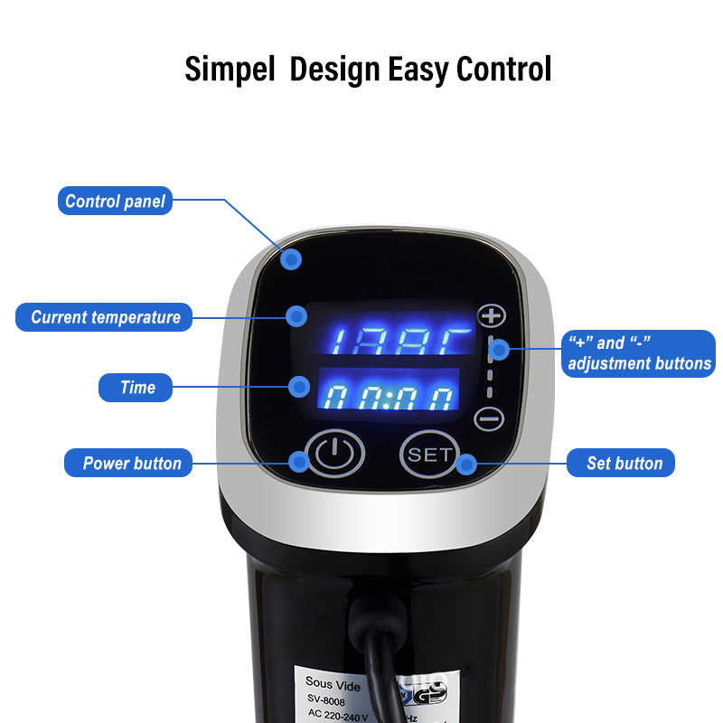IPX7 Tahan Air Sous Vide Preci - Digital Sous Vide Precision Cooker ulasan dan harga