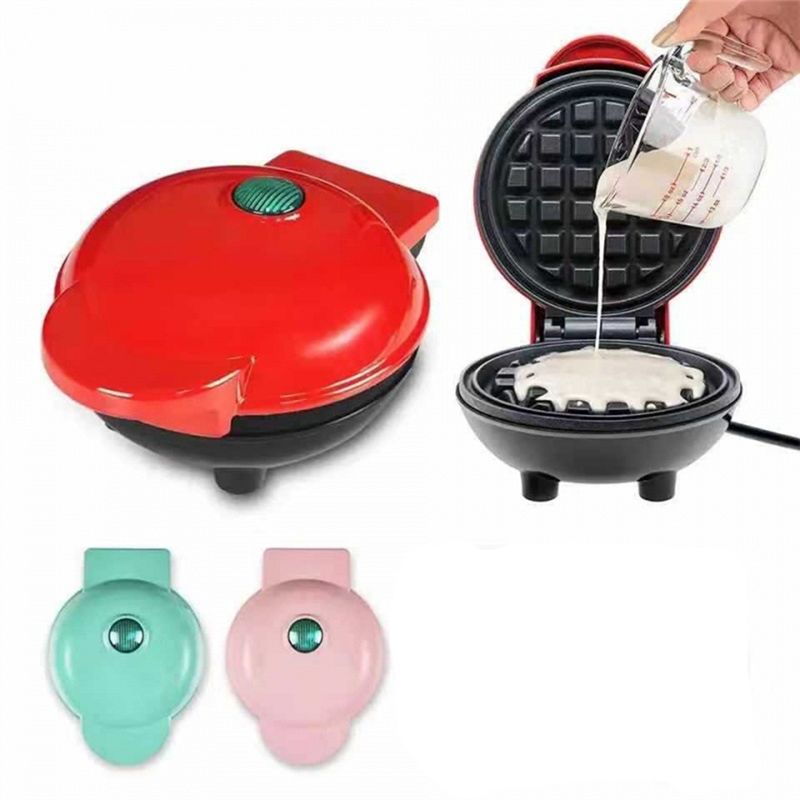 M02K-Electric Nonstick 4.5Inch - Mini Waffle Maker Machine ulasan dan harga