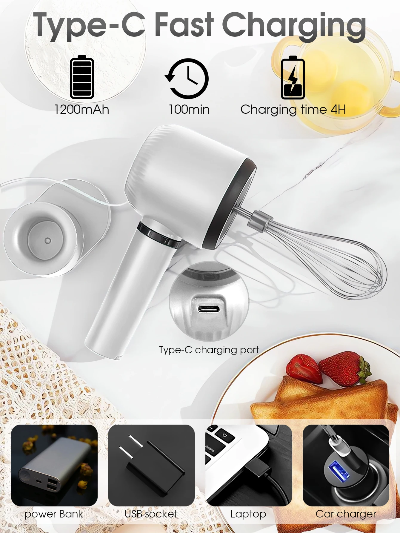 Blender Portabel Mixer Peralat - Immersion Hand Blender Set ulasan dan harga