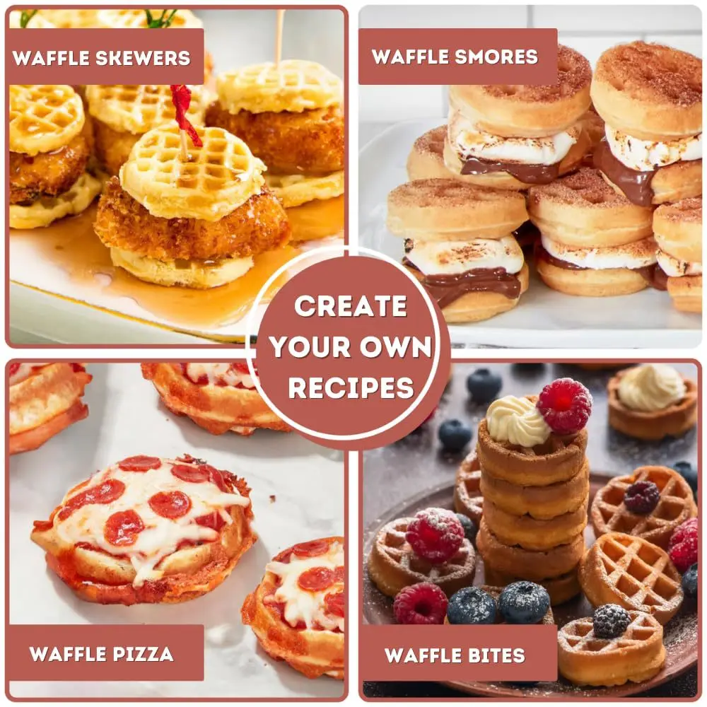 Pembuat Waffle 16 Lubang, Perm - Mini Waffle Maker Machine ulasan dan harga