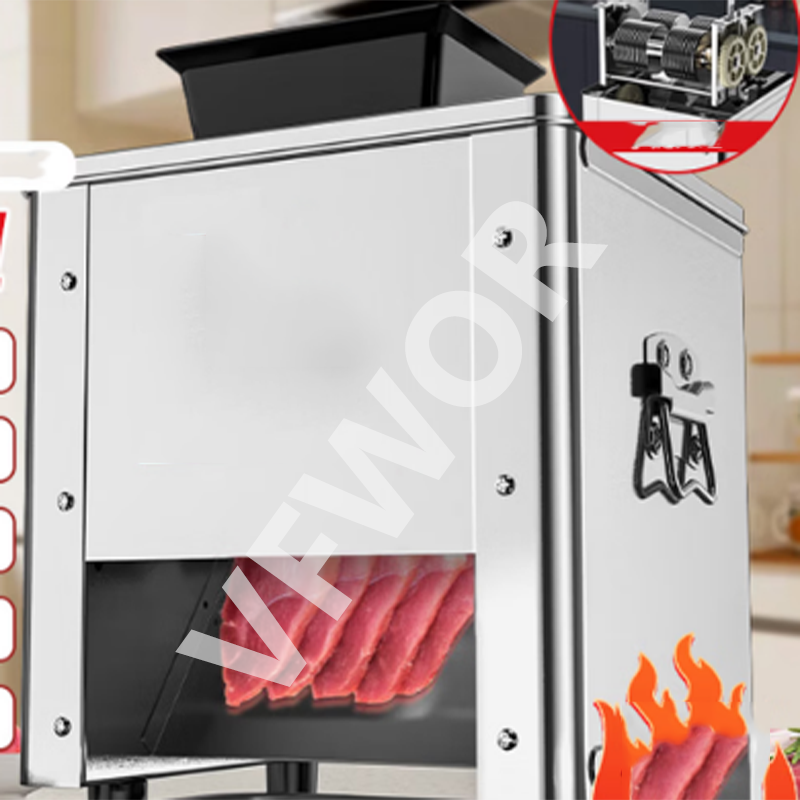Pengiris Daging Segar, Buah, d - Automatic Meat Slicer Home ulasan dan harga