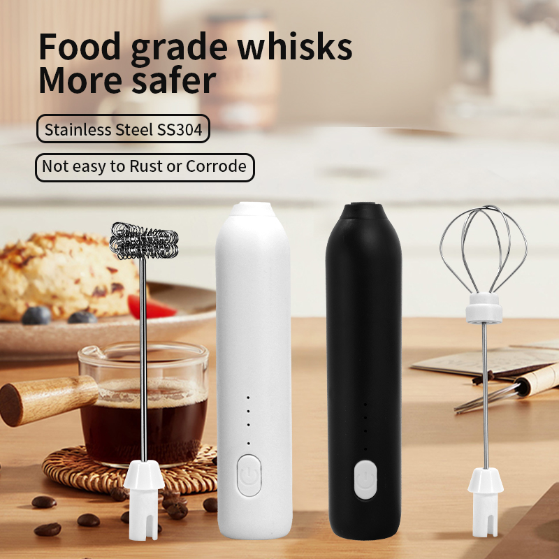 Alat memasak elektrik, pengoco - Electric Milk Frother Handheld ulasan dan harga