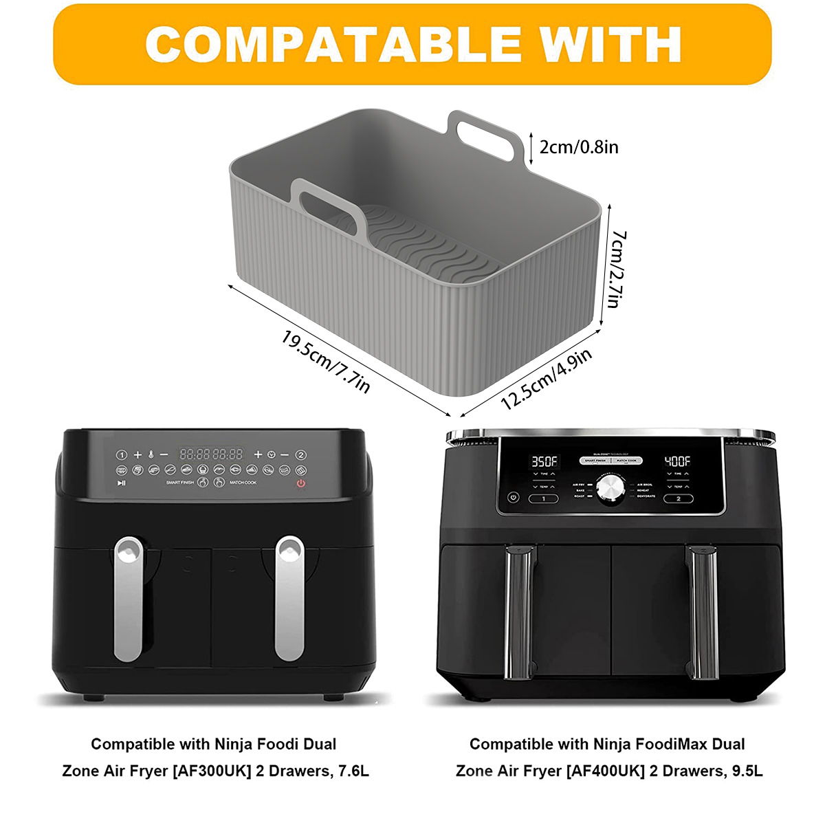 Penggaris penggorengan udara s - Air Fryer Silicone Pot Liner ulasan dan harga
