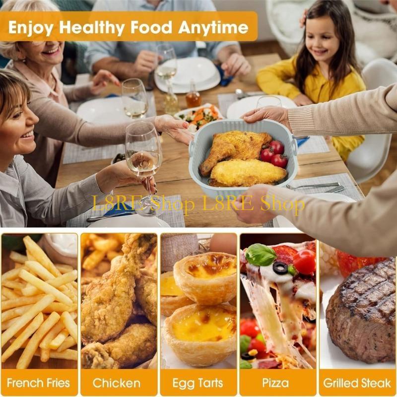L8RE Paket 2 Silicone Pot Line - Air Fryer Silicone Pot Liner ulasan dan harga