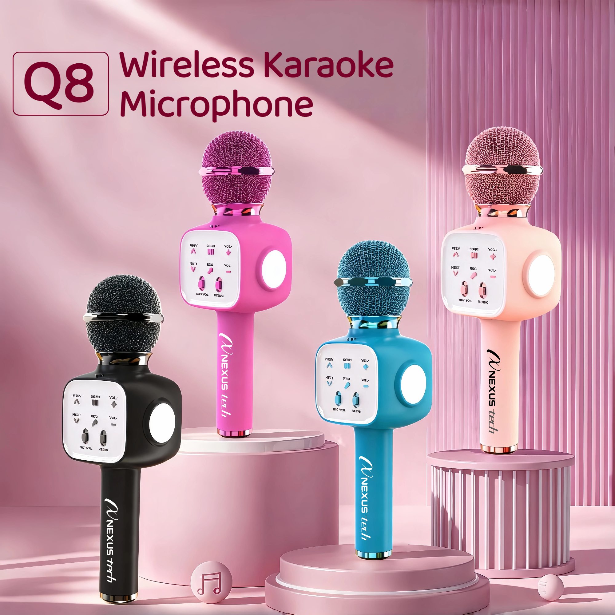 Mikrofon Karaoke Bluetooth 5.2 - Home Appliances ulasan dan harga