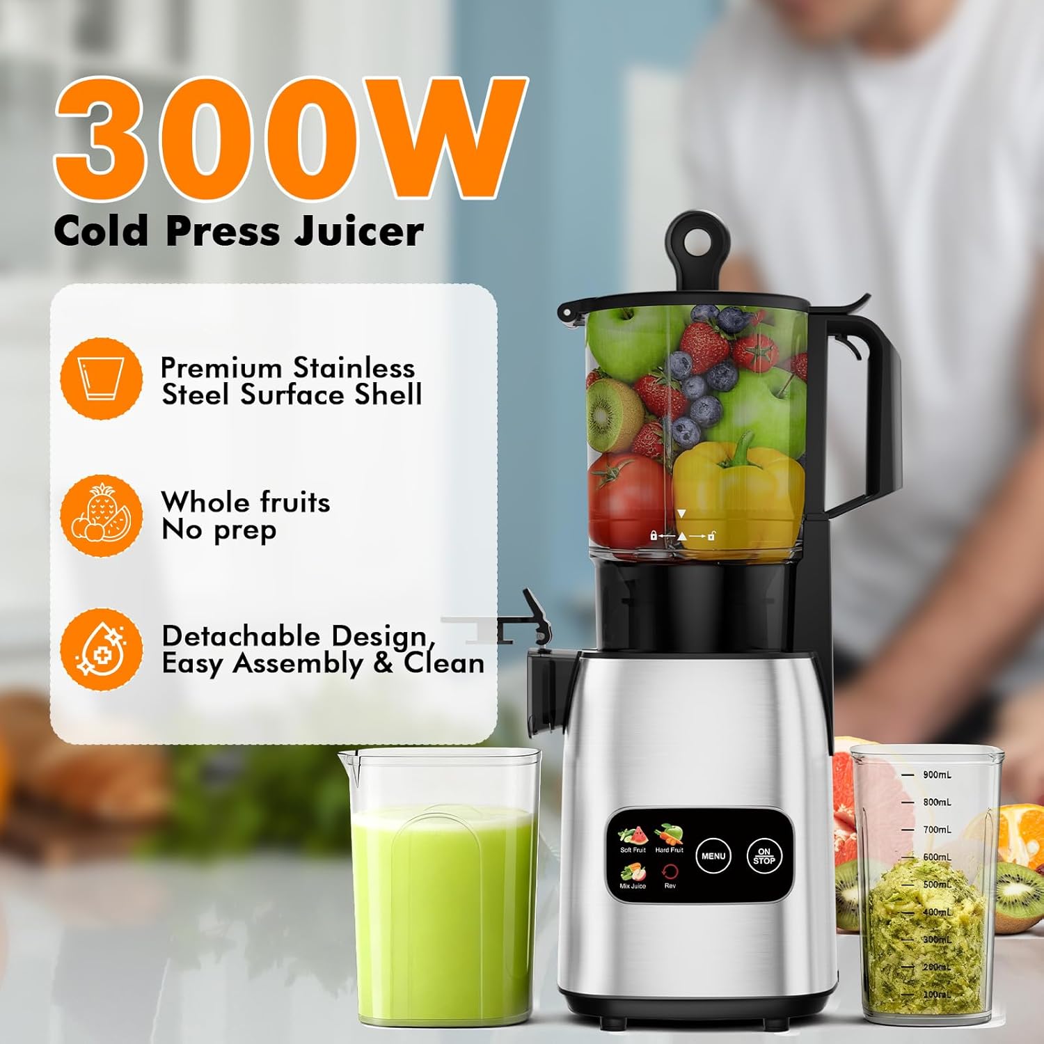 Juicer Cold Press Masticating, - Electric Slow Juicer Cold Press ulasan dan harga