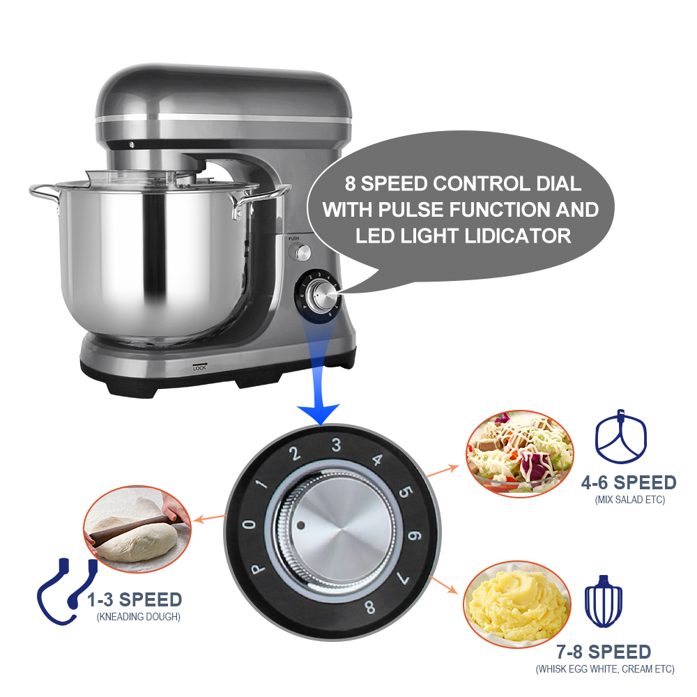 Mixer Elektrik 11L 2000W, Daya - Kitchen Appliances ulasan dan harga