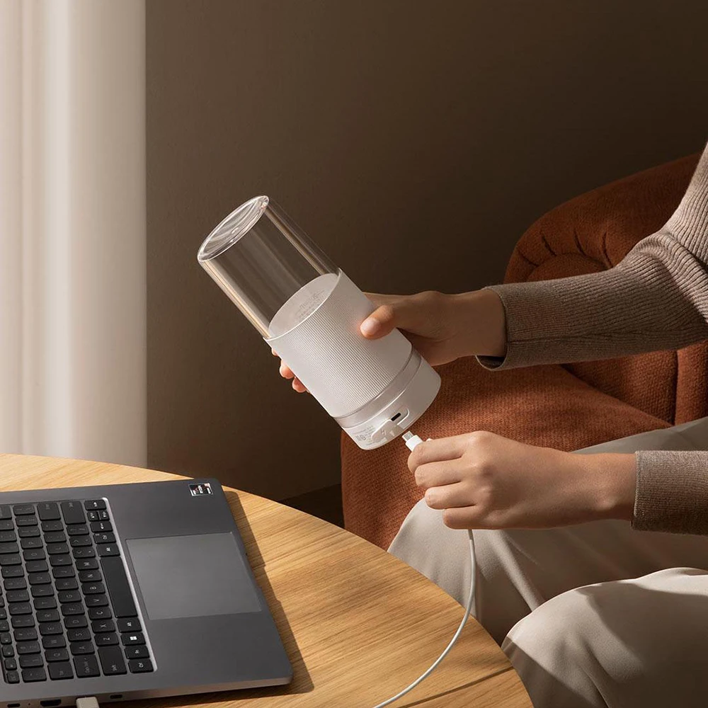 MIJIA Portable Juicer Cup 2 Me - Immersion Hand Blender Set ulasan dan harga