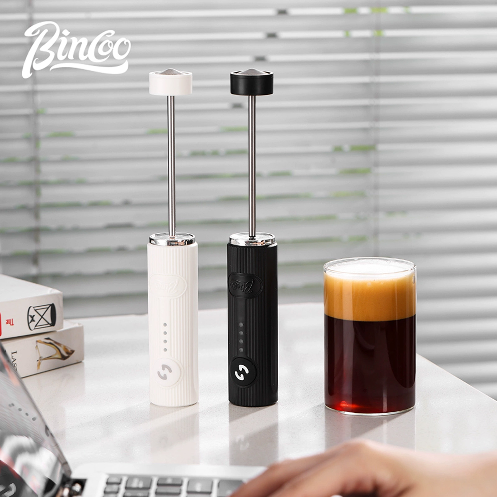 BINCOO Pengocok Kopi Elektrik  - Electric Milk Frother Handheld ulasan dan harga