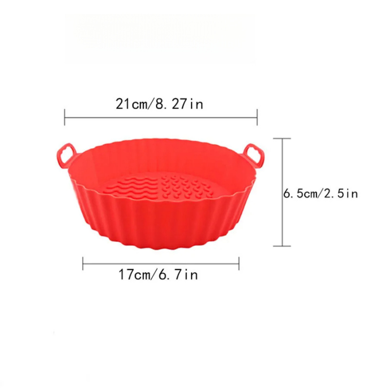 Alas Silikon Penggoreng Udara  - Air Fryer Silicone Pot Liner ulasan dan harga